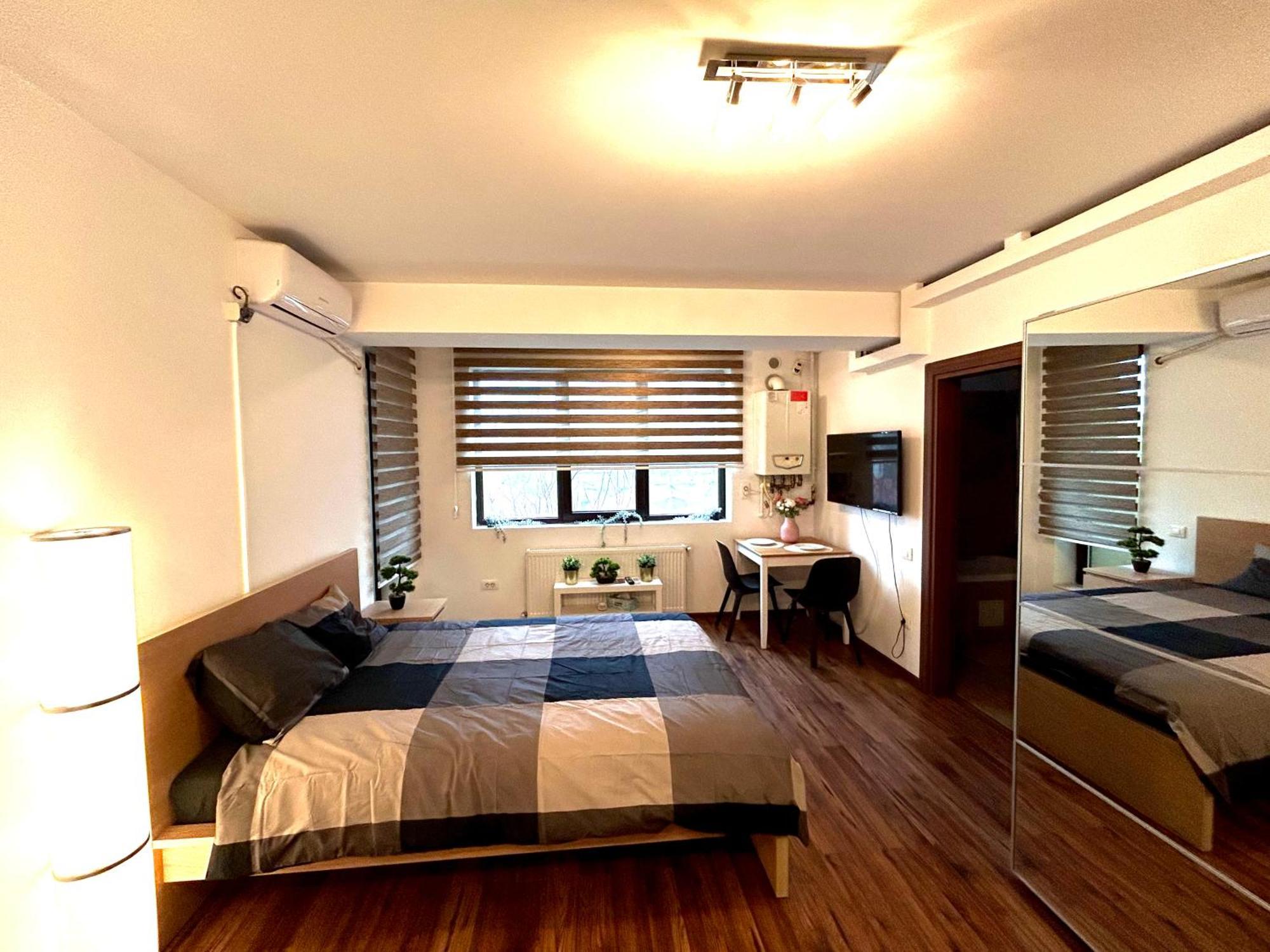 Cozy Apartment With Self Check-In Near Promenada Mall And Verdi Park بوخارست المظهر الخارجي الصورة