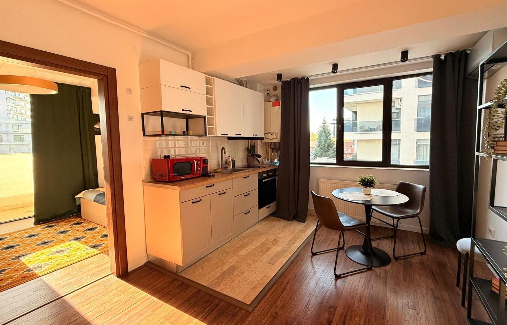 Cozy Apartment With Self Check-In Near Promenada Mall And Verdi Park بوخارست المظهر الخارجي الصورة
